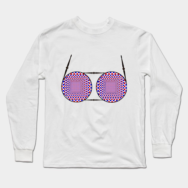 Hypnotism artwork Long Sleeve T-Shirt by MICRO-X